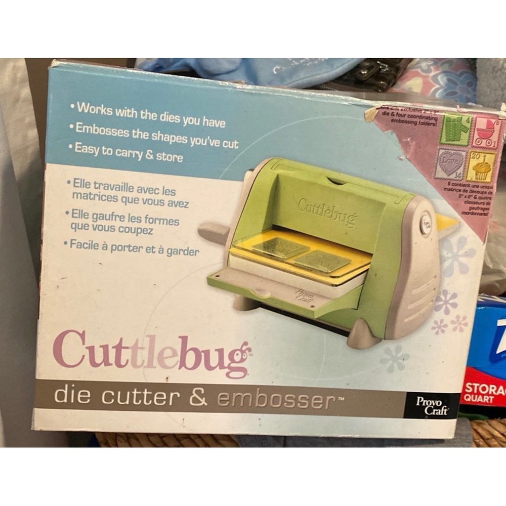 Provo Craft Cuttlebug Die Cutter and‎ Embosser Machine Green Manual 2000293